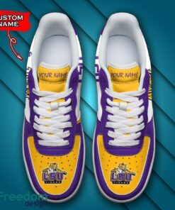 LSU Tigers NCAA AF1 Personalized Name Sneakers Air Force Shoes For Fans Product Photo 4