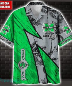 Marshall Thundering Herd 3D Hawaii Shirt Custom Name Limited Edition