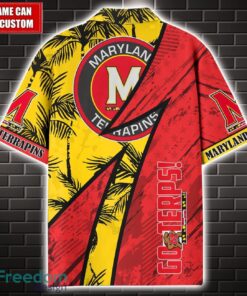 Maryland Terrapins 3D Hawaii Shirt Custom Name Limited Edition Product Photo 2