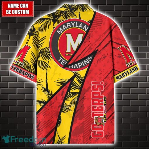 Maryland Terrapins 3D Hawaii Shirt Custom Name Limited Edition Product Photo 2