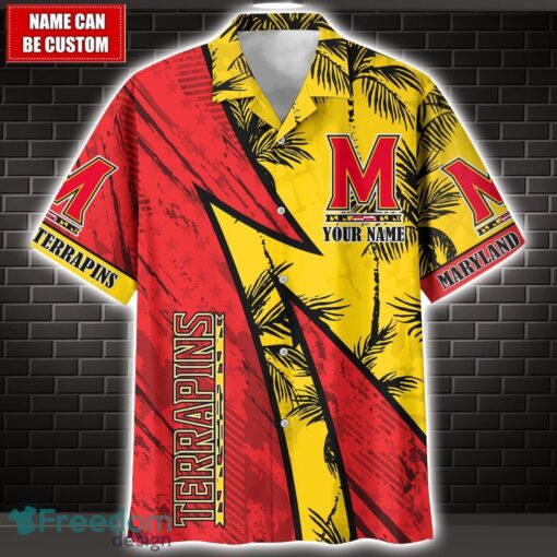 Maryland Terrapins 3D Hawaii Shirt Custom Name Limited Edition Product Photo 1