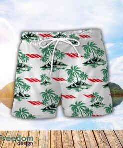 McCormick Green Coconut Pattern Combo 3D Hawaiian Shirt And Shorts Product Photo 2