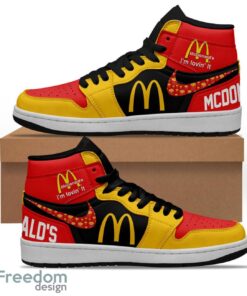 McDonalds Air Jordan Hightop Sneakers Shoes For Men And Women AJ1 Sneakers