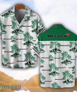 McLaren Green Coconut Pattern Combo 3D Hawaiian Shirt And Shorts