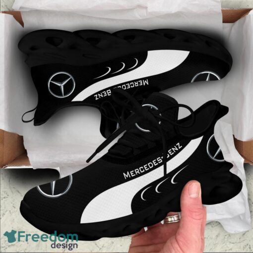 Mercedes-Benz Car Logo Sneakers Max Soul Shoes For Men And Women Product Photo 2