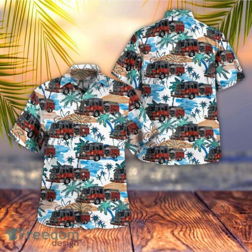 Merriville Fire Department Lake county Indiana New Engine 7111 Hawaiian Shirt For Beach Fans - Merriville Fire Department Lake county Indiana New Engine 7111 Hawaiian Shirt For Beach Fans