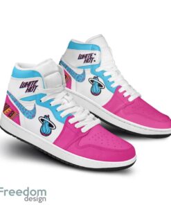 Miami Heat Air Jordan Hightop Sneakers Shoes For Men And Women AJ1 Sneakers Product Photo 2