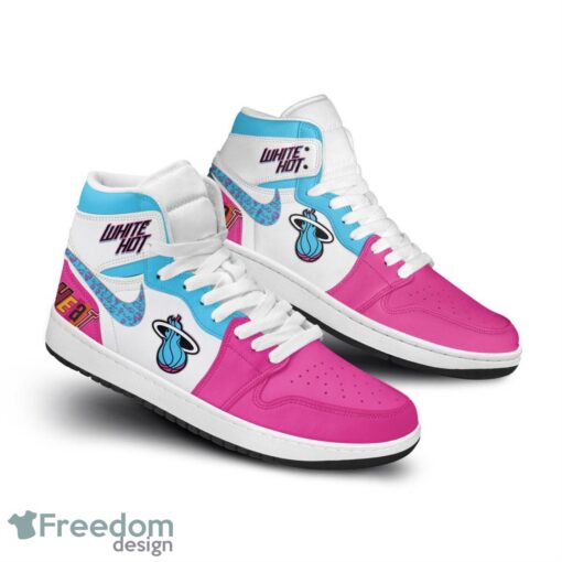 Miami Heat Air Jordan Hightop Sneakers Shoes For Men And Women AJ1 Sneakers Product Photo 2