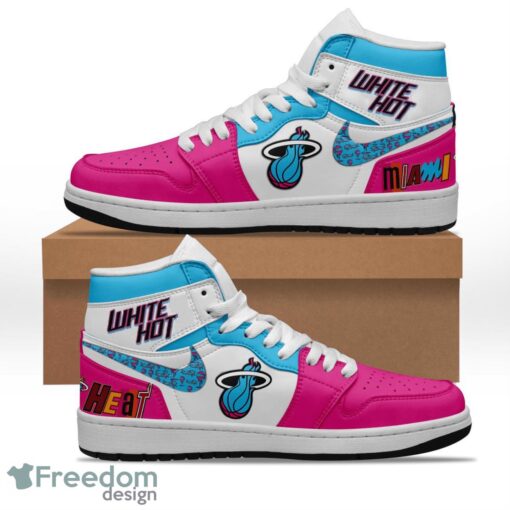 Miami Heat Air Jordan Hightop Sneakers Shoes For Men And Women AJ1 Sneakers Product Photo 1