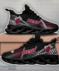 Miami Heat Black Waving Max Soul Shoes Product Photo 2