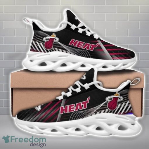 Miami Heat Black Waving Max Soul Shoes Product Photo 1