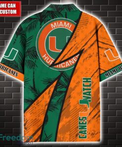 Miami Hurricanes 3D Hawaii Shirt Custom Name Limited Edition Product Photo 2