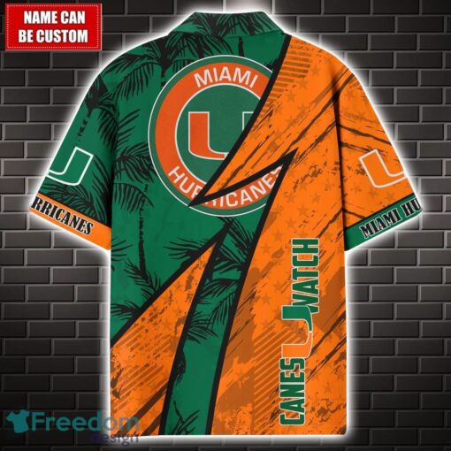 Miami Hurricanes 3D Hawaii Shirt Custom Name Limited Edition Product Photo 2