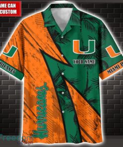 Miami Hurricanes 3D Hawaii Shirt Custom Name Limited Edition Product Photo 1