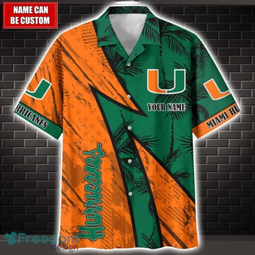 Miami Hurricanes 3D Hawaii Shirt Custom Name Limited Edition Product Photo 1