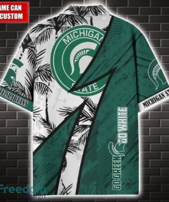 Michigan State Spartans 3D Hawaii Shirt Custom Name Limited Edition Product Photo 2