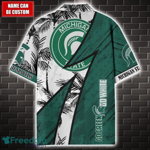 Michigan State Spartans 3D Hawaii Shirt Custom Name Limited Edition Product Photo 2