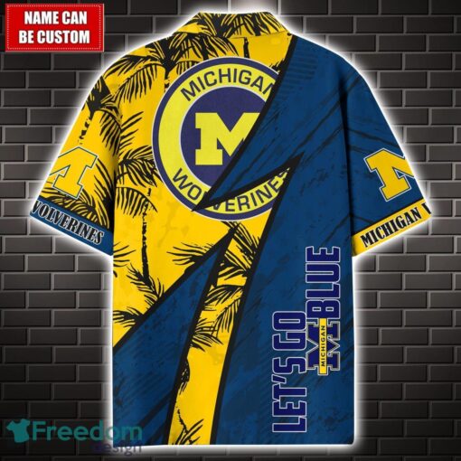 Michigan Wolverines 3D Hawaii Shirt Custom Name Limited Edition Product Photo 2