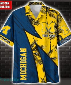 Michigan Wolverines 3D Hawaii Shirt Custom Name Limited Edition Product Photo 1