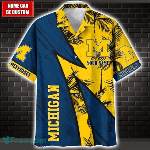 Michigan Wolverines 3D Hawaii Shirt Custom Name Limited Edition Product Photo 1