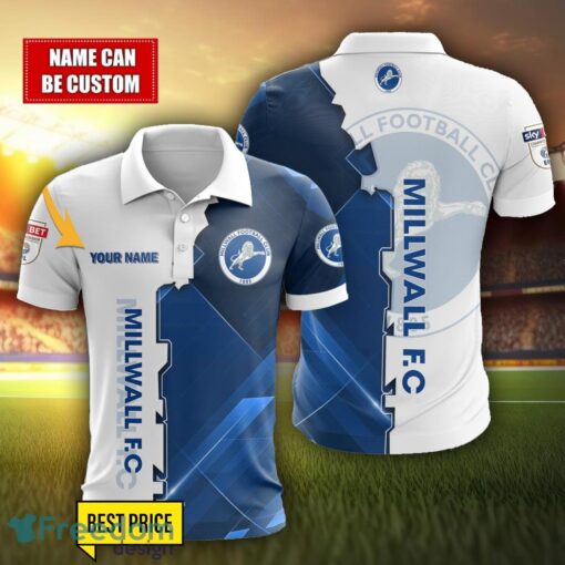 Millwall F.C Personalized Name 3D Polo Shirt Product Photo 1