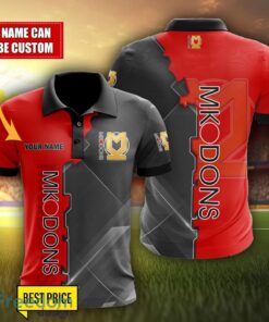 Milton Keynes Dons Personalized Name 3D Polo Shirt