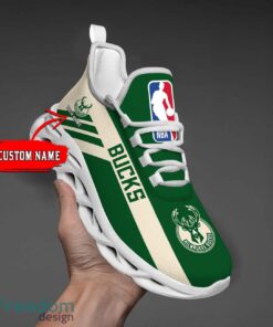 Milwaukee Bucks Custom Name Personalize Max Soul Shoes Sport Sneakers  Sport Gift Ideas