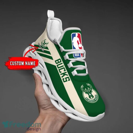 Milwaukee Bucks Custom Name Personalize Max Soul Shoes Sport Sneakers Sport Gift Ideas Product Photo 1