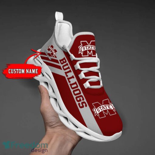 Mississippi State Bulldogs Custom Name Personalize Max Soul Shoes Sport Sneakers Sport Gift Ideas Product Photo 1