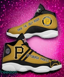 MLB Pittsburgh Pirates Logo Design Gift For Fans Air Jordan 13 Shoes