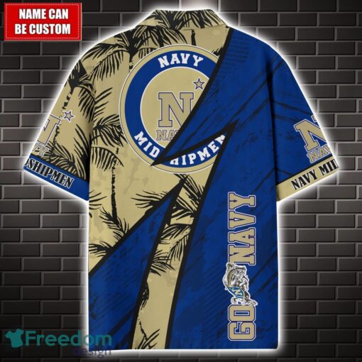 Navy Midshipmen 3D Hawaii Shirt Custom Name Limited Edition Product Photo 2