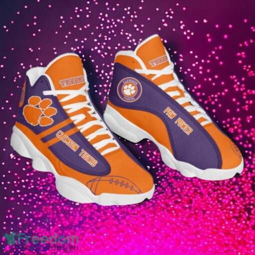 NCAA Clemson Tigers Logo Design Gift For Fans Air Jordan 13 Shoes Product Photo 1