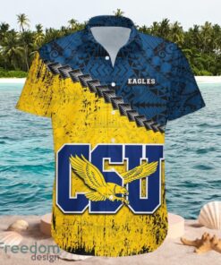 NCAA Coppin State Eagles Logo Design Yellow Shirt Hawaiian Shirt