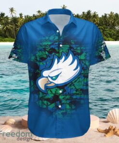 NCAA Florida Gulf Coast Eagles Logo Design Blue Shirt Hawaiian Shirt