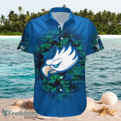 NCAA Florida Gulf Coast Eagles Logo Design Blue Shirt Hawaiian Shirt Product Photo 1