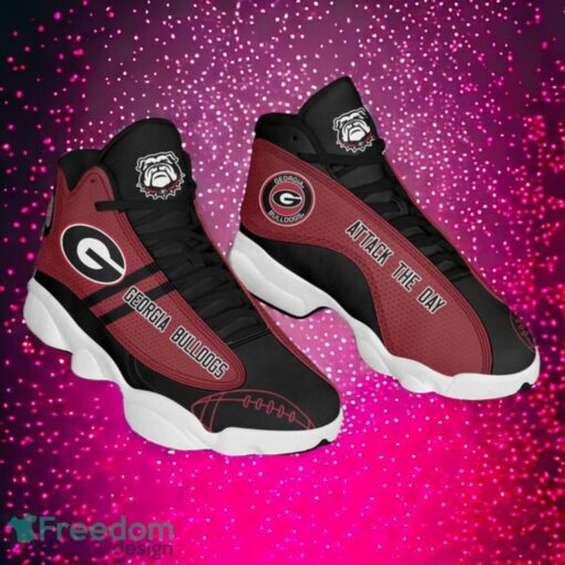 NCAA Georgia Bulldogs Logo Design Gift For Fans Air Jordan 13 Shoes Product Photo 1