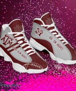 NCAA Texas A&M Aggies Logo Design Gift For Fans Air Jordan 13 Shoes