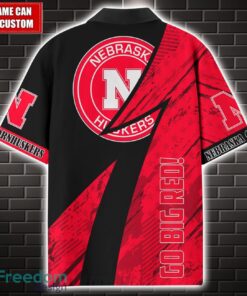 Nebraska Cornhuskers 3D Hawaii Shirt Custom Name Limited Edition Product Photo 2