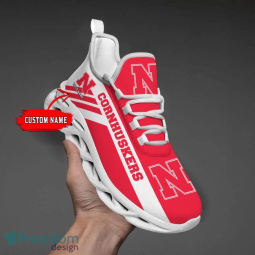 Nebraska Cornhuskers Custom Name Personalize Max Soul Shoes Sport Sneakers Sport Gift Ideas Product Photo 1