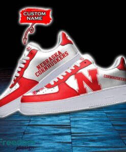 Nebraska Cornhuskers NCAA AF1 Personalized Name Sneakers Air Force Shoes For Fans Product Photo 3