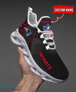 New England Patriots NFL Max Soul Shoes Sneakers For Men And Women Personalized Name Product Photo 4