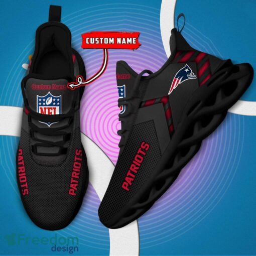 New England Patriots NFL Max Soul Shoes Sneakers For Men And Women Personalized Name Product Photo 5