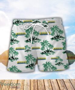 New Holland Green Coconut Pattern Combo 3D Hawaiian Shirt And Shorts Product Photo 2