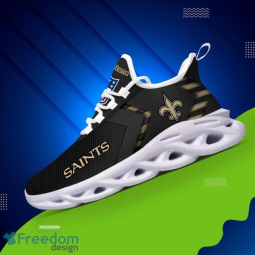 New Orleans Saints NFL Max Soul Shoes Sneakers For Men And Women Personalized Name Product Photo 3