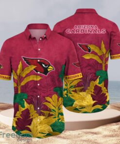 NFL Arizona Cardinals Logo Design Red Shirt Hawaiian Shirt