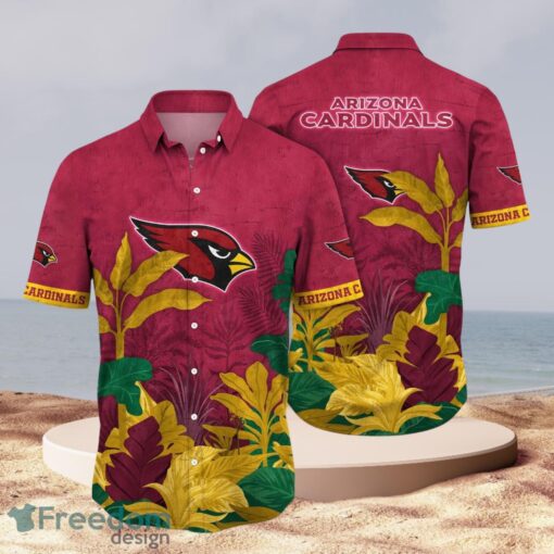 NFL Arizona Cardinals Logo Design Red Shirt Hawaiian Shirt Product Photo 1