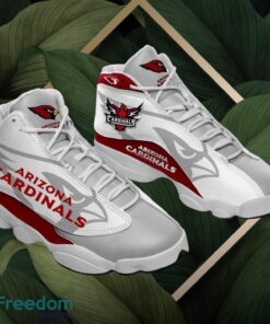 NFL Arizona Cardinals Logo Design White Shoes Gift For Fans Air Jordan 13