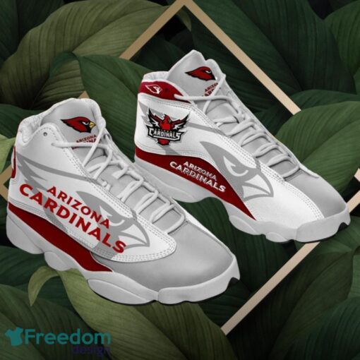 NFL Arizona Cardinals Logo Design White Shoes Gift For Fans Air Jordan 13 Product Photo 1