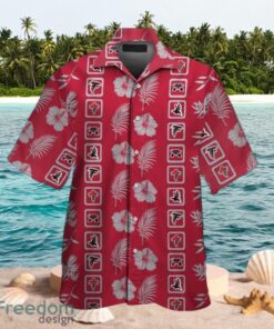 NFL Atlanta Falcons Small Logo Design Red Shirt Hawaiian Shirt