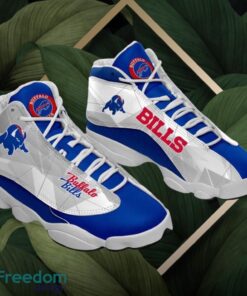 NFL Buffalo Bills Logo Design White Blue Shoes Gift For Fans Air Jordan 13